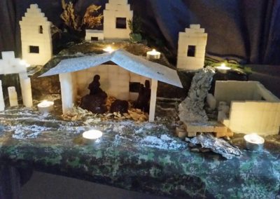 crèche des 6e B en sucre (détail)
