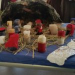 crèche des 6e A en bouchons