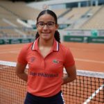 Bathilde Barrier, ramasseuse de balles à Roland-Garros