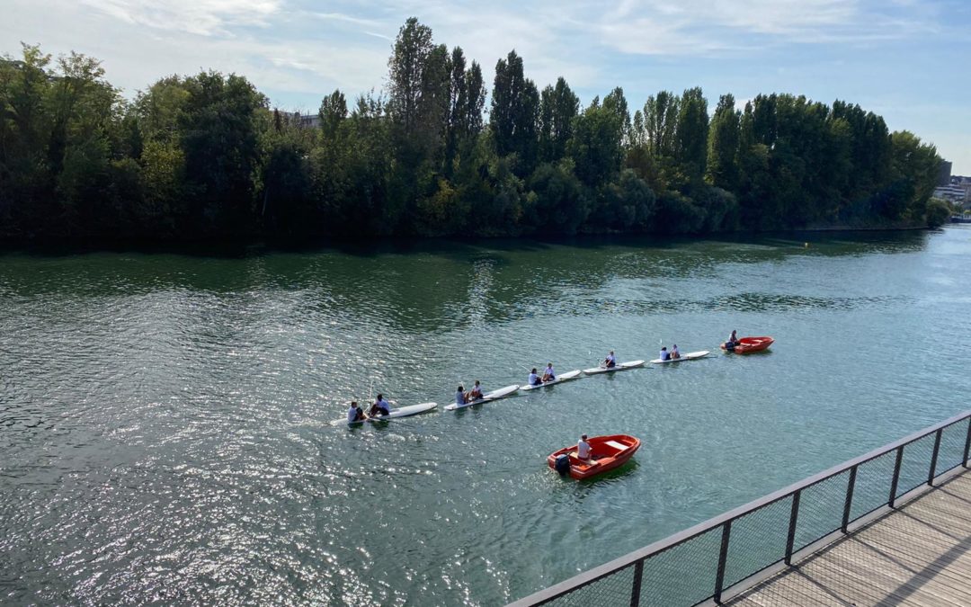 L’Aviron fait son entrée aux Vignes